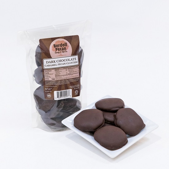 DARK CHOCOLATE COVERED PECAN CLUSTERS